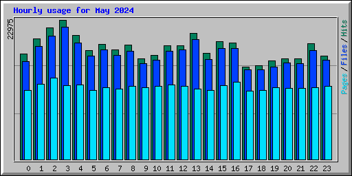 Hourly usage for May 2024